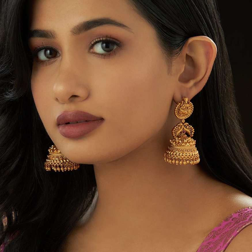 new jhumka designs gold
